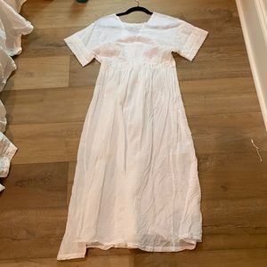 Loveshackfancy size M white maxi dress